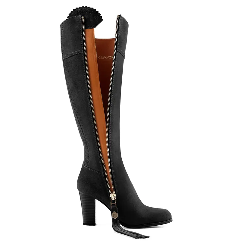 Fairfax and Favor High Heeled Regina - Black-2