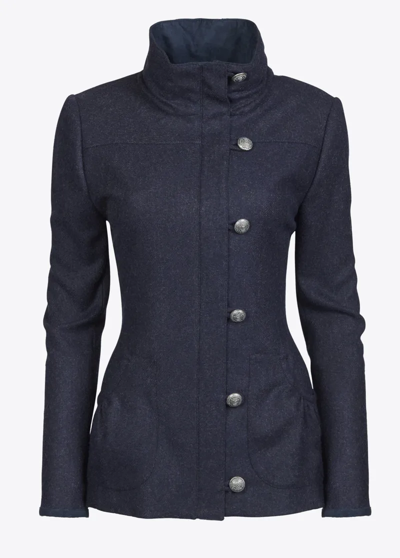 Dubarry Ladies Tweed Bracken Jacket - Navy