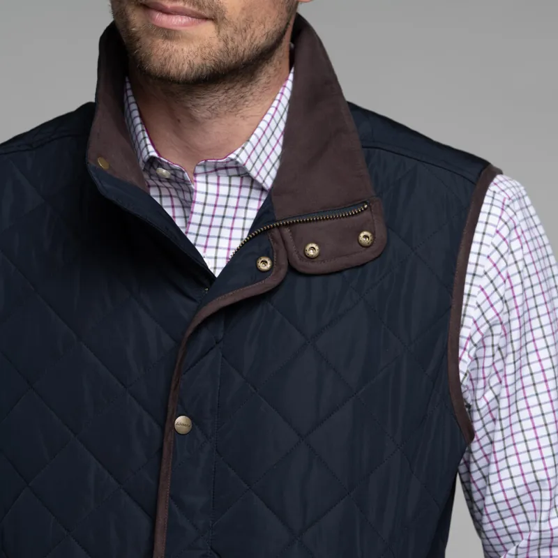 Schoffel Mens Barrowden Quilted Gilet - Midnight-1