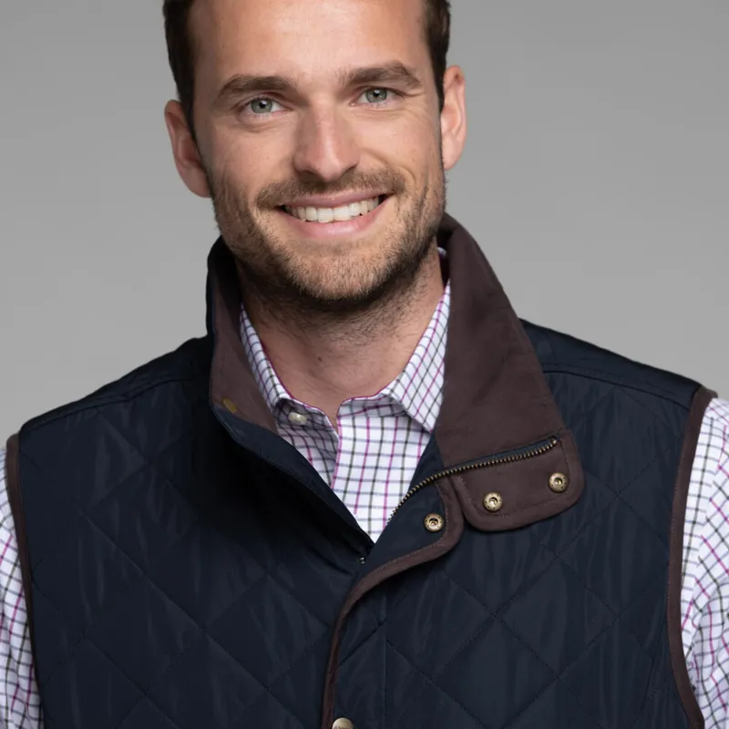 Schoffel Mens Barrowden Quilted Gilet - Midnight-2