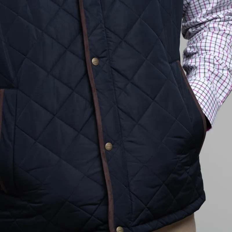 Schoffel Mens Barrowden Quilted Gilet - Midnight-3