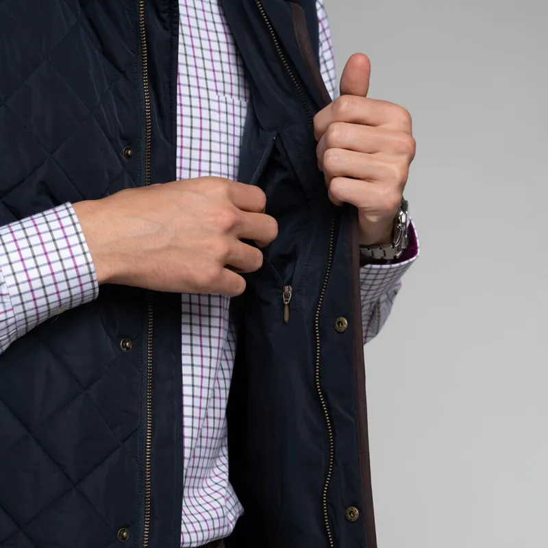 Schoffel Mens Barrowden Quilted Gilet - Midnight-5