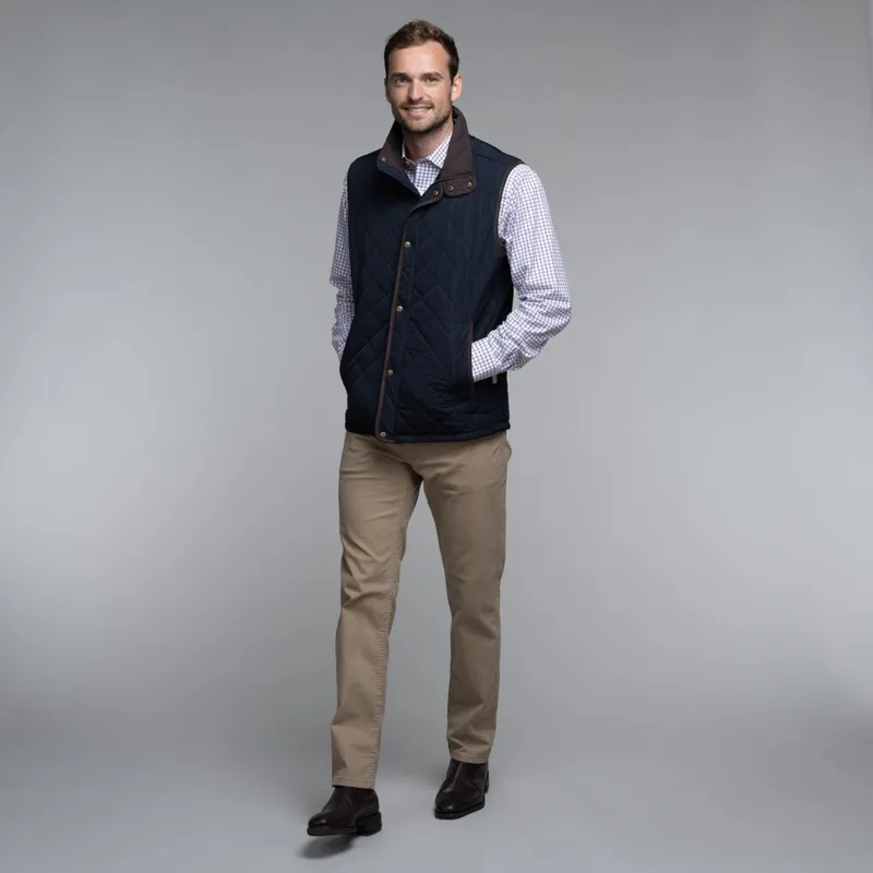 Schoffel Mens Barrowden Quilted Gilet - Midnight-6