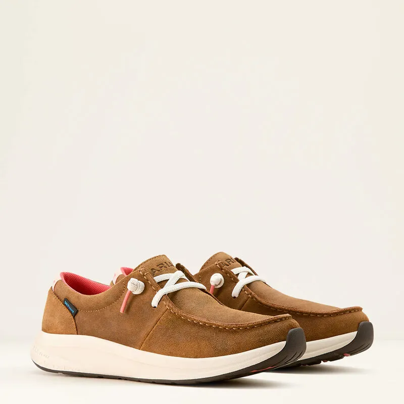 Ariat Buckeye Waterproof Shoe - Weathered Honey