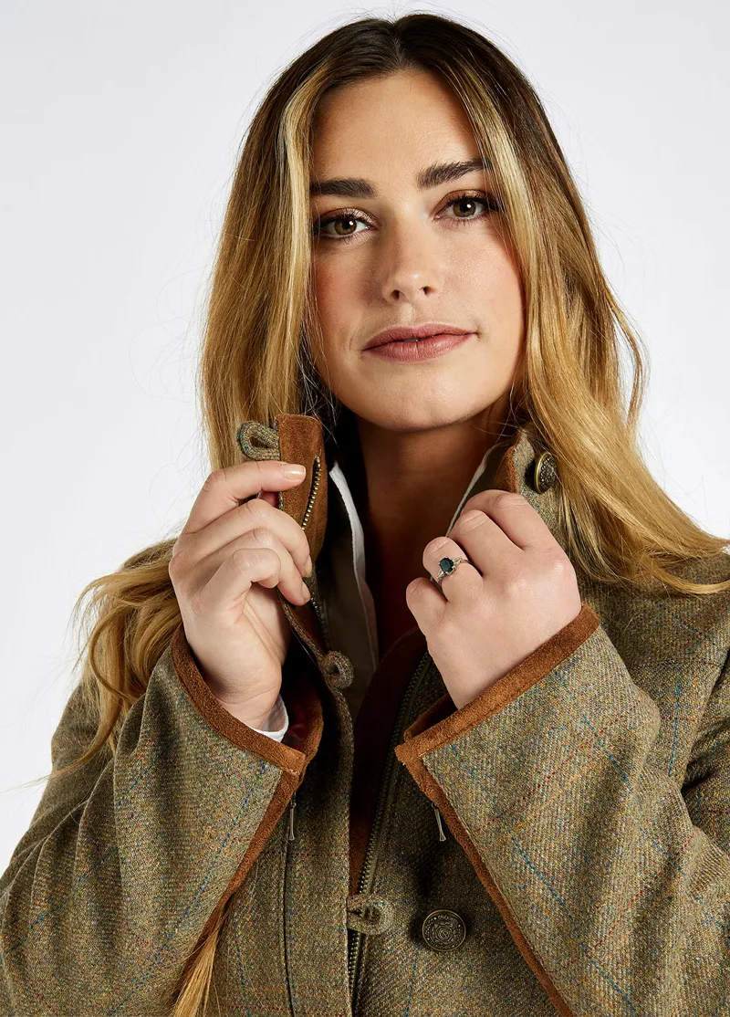 Dubarry Ladies Tweed Bracken Jacket - Burren-2