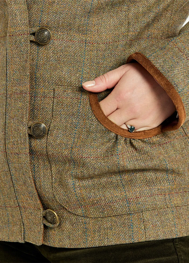 Dubarry Ladies Tweed Bracken Jacket - Burren-3