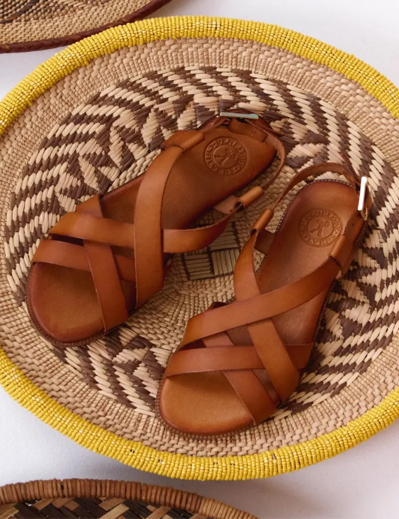 Penelope Chilvers Buttercup Sandal - Tan-2