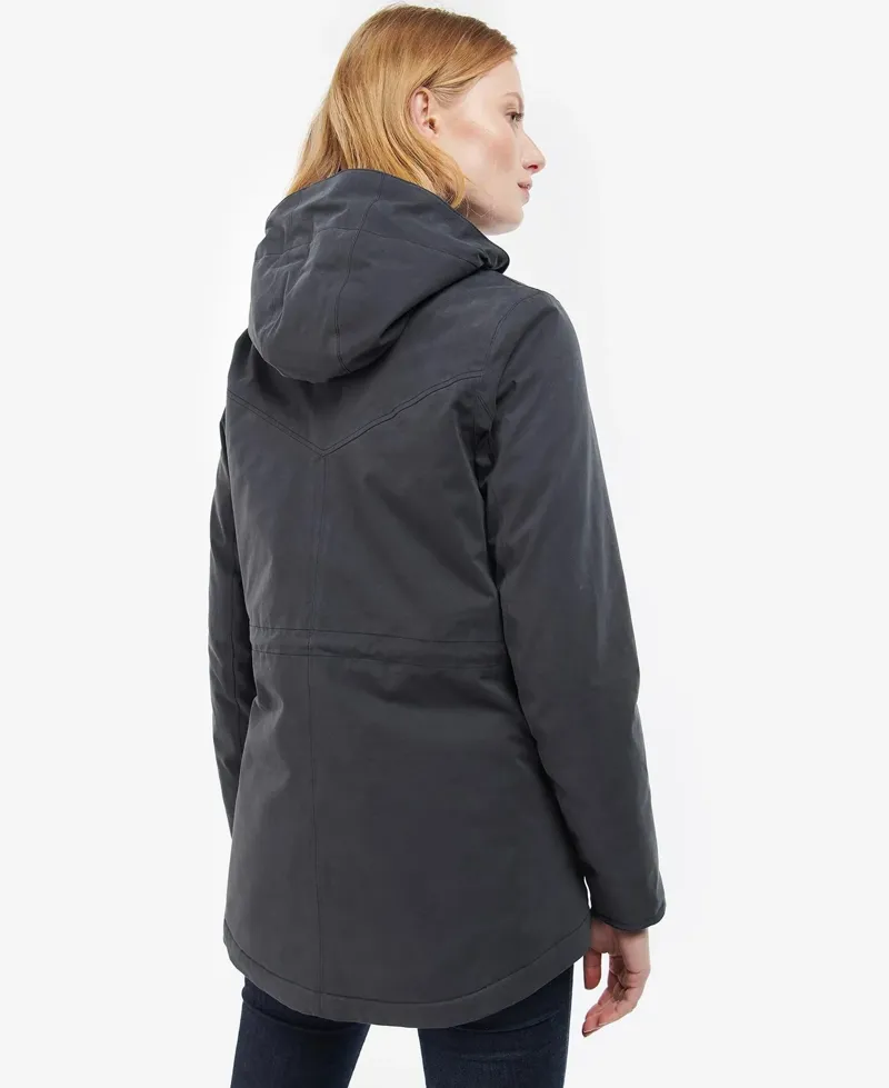 Barbour Buttercup Waterproof Jacket - Navy-1