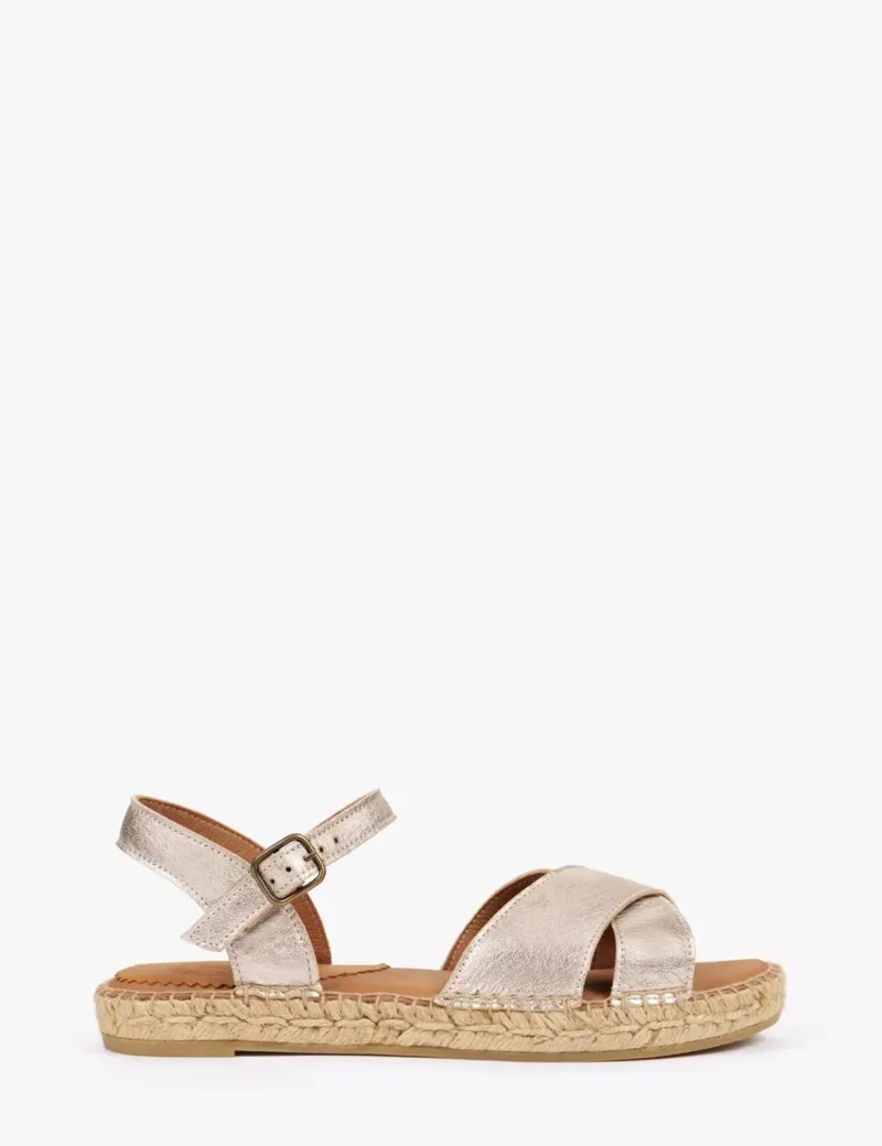 Penelope Chilvers Campo Espadrille - Champagne-1