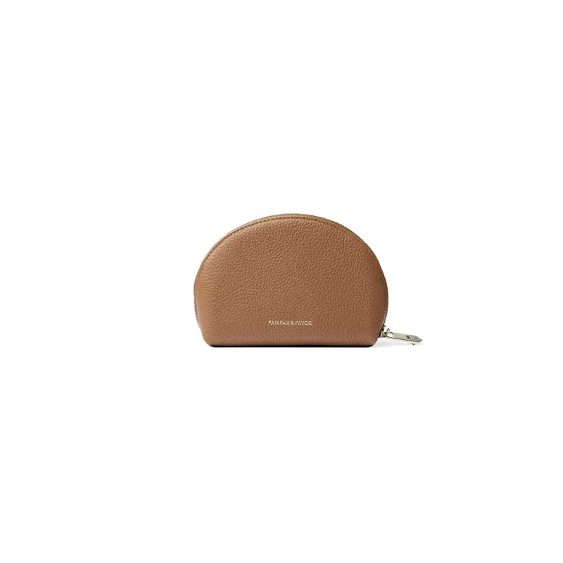 Fairfax and Favor Chiltern Coin Purse - Tan Leather-1