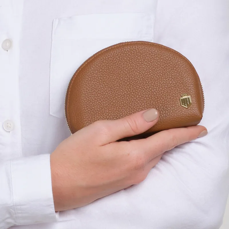 Fairfax and Favor Chiltern Coin Purse - Tan Leather-4