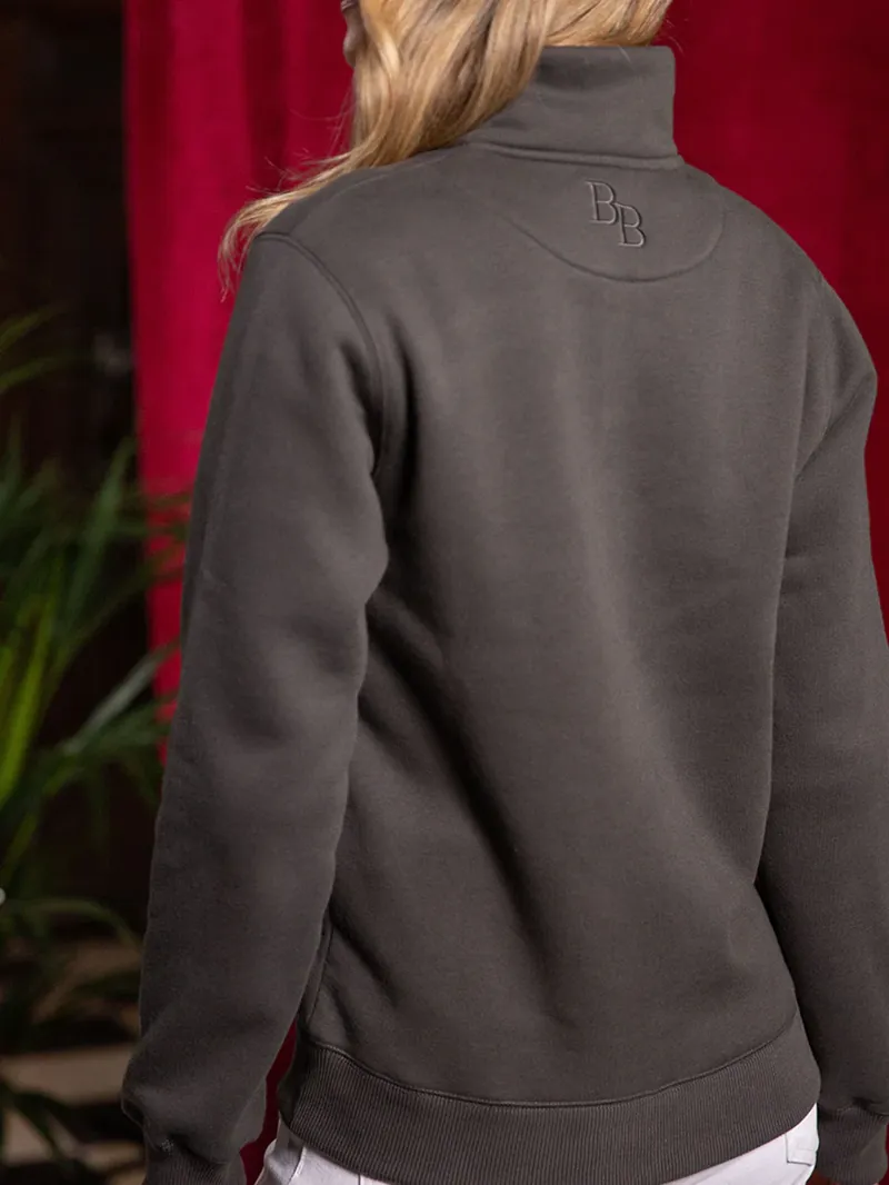 Beamont and Bear Kingswear Limited Edition 1/4 Zip - Charcoal-4