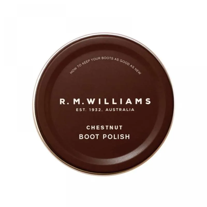 R.M. Williams Stockmans Boot Polish Chestnut