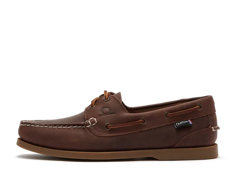 Chatham Mens Deck II G2 Boat Shoe - Chocolate-3
