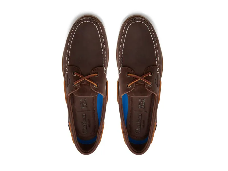 Chatham Mens Deck II G2 Boat Shoe - Chocolate-4