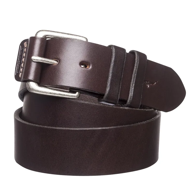 R.M Williams Covered Buckle Belt Chestnut