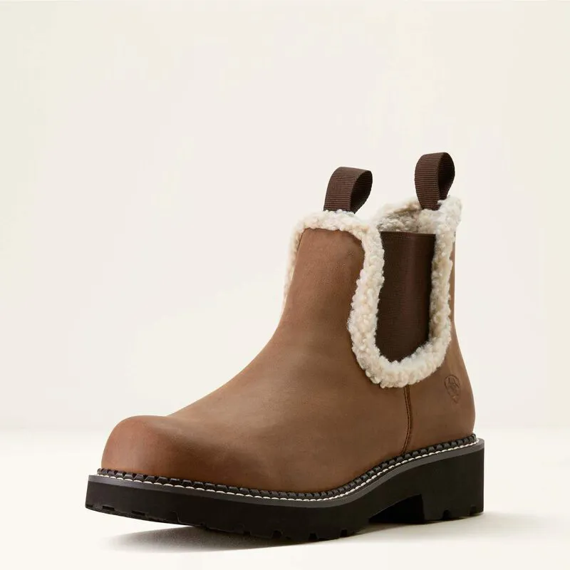 Ariat Fatbaby Cozy Chelsea Boot - Distressed Brown-1