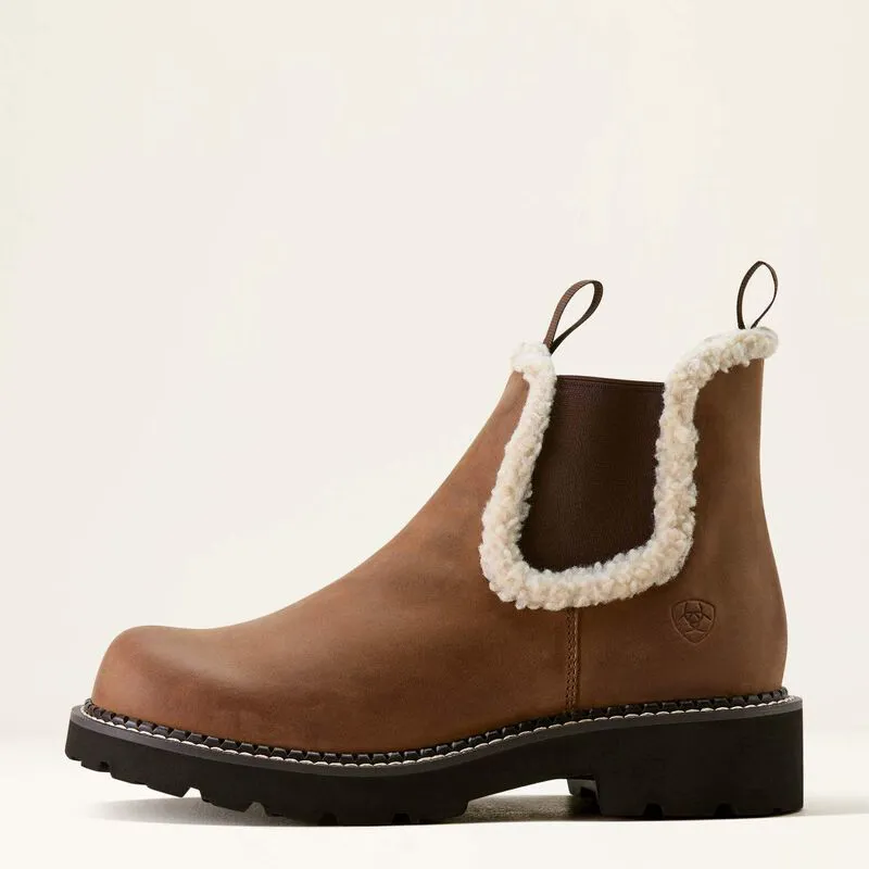 Ariat Fatbaby Cozy Chelsea Boot - Distressed Brown-4