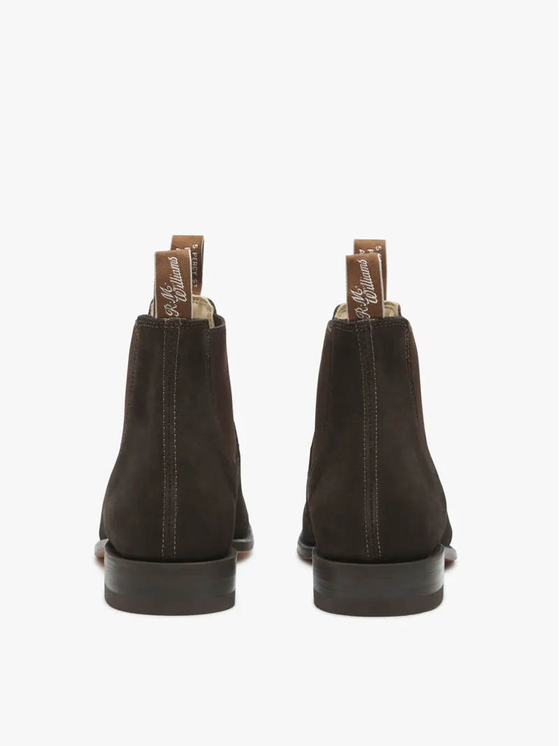 R.M Williams Mens Craftsman Boot - Chocolate Suede-1