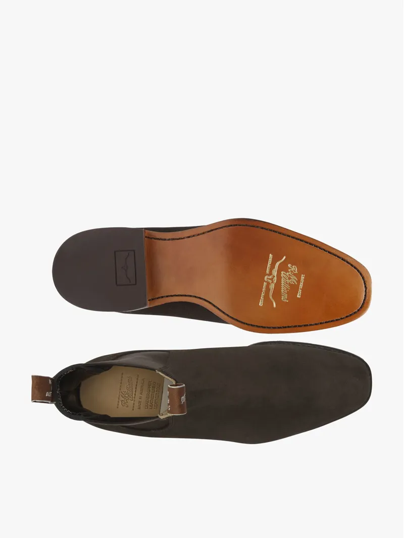 R.M Williams Mens Craftsman Boot - Chocolate Suede-2