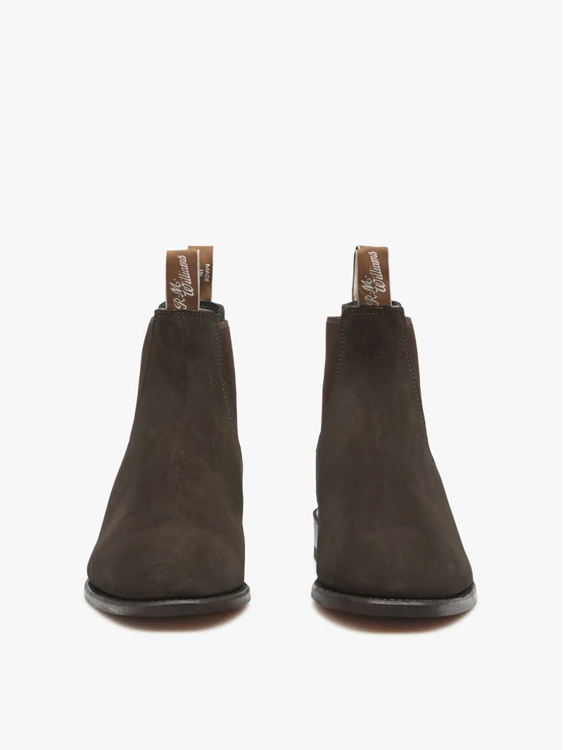 R.M Williams Mens Craftsman Boot - Chocolate Suede-4