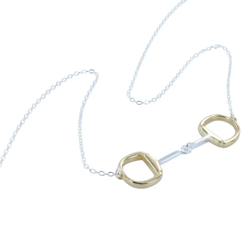 Solo Snaffle Necklace Gold