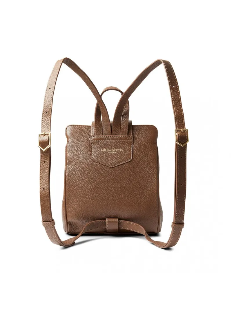 Fairfax and Favor Mini Windsor Backpack - Tan-2