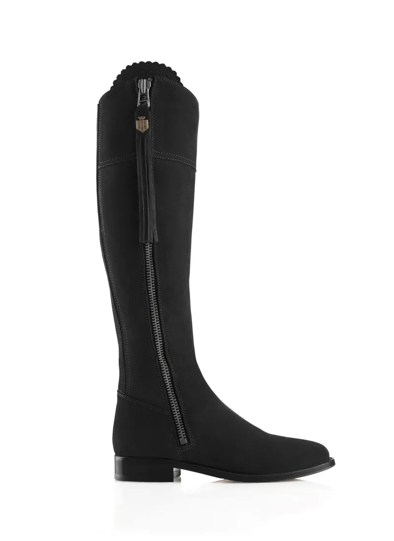 Fairfax and Favor Flat Regina Boot - Black-1