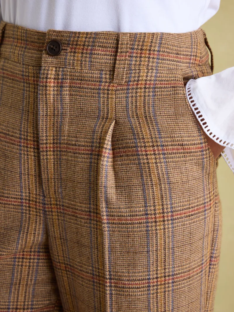 Joules Foxley Tweed Trousers-2