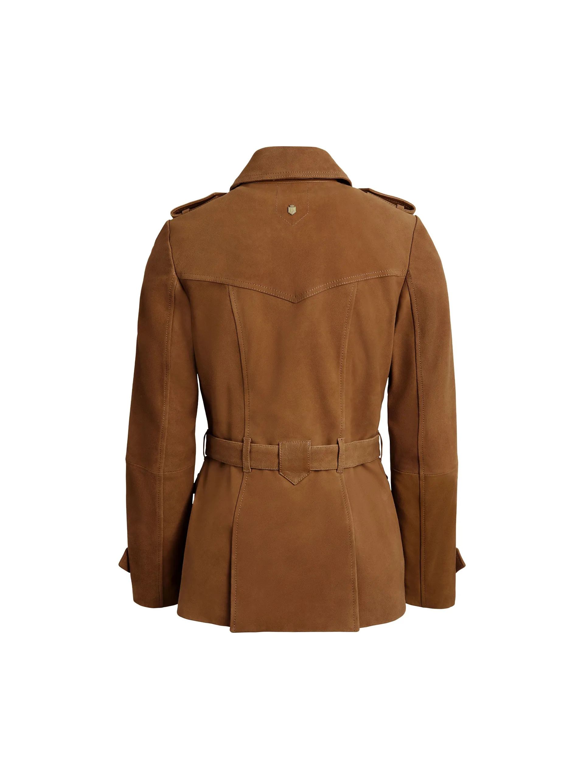 Fairfax and Favor Frances Jacket Tan Suede