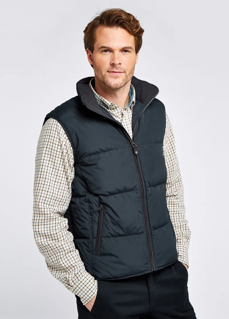 Dubarry Mens Graystown Gilet - Navy-1