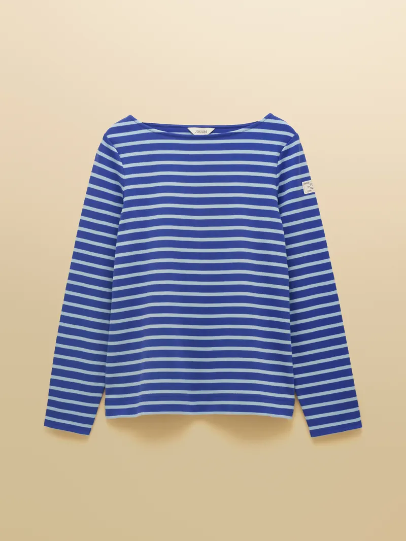 Joules Harbour Top - Blue/Blue Stripe-1
