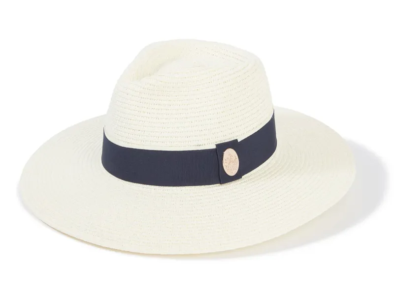 Hicks and Brown Hemley Fedora - Cream/Navy