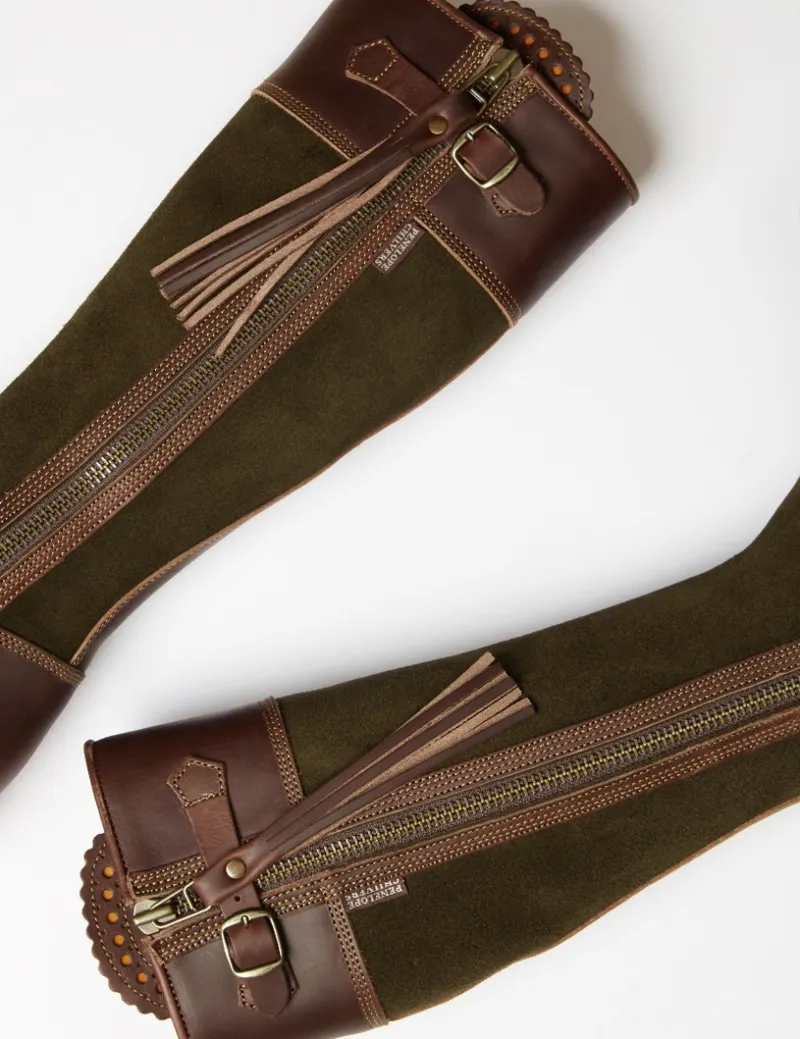 Penelope Chilvers Inclement Long Tassel Boot - Seaweed.Conker-5