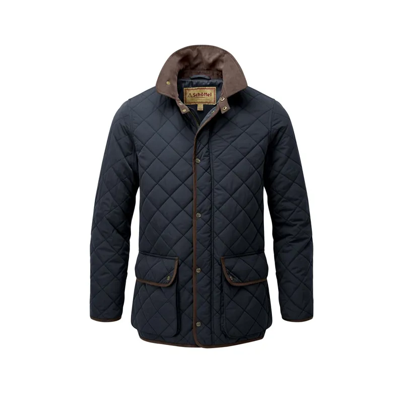 Schoffel Mens Barrowden Quilted Jacket - Midnight