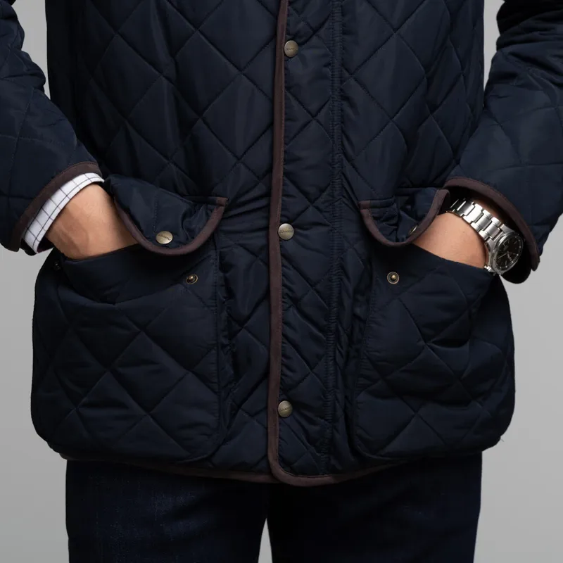 Schoffel Mens Barrowden Quilted Jacket - Midnight-3