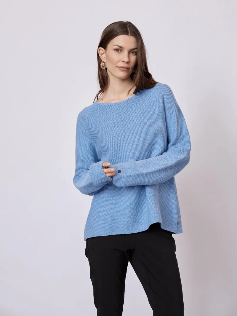 RedGreen Julia Knit - Blue Melange-1