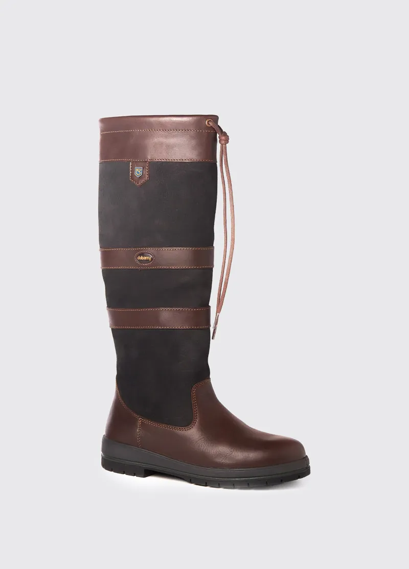 Dubarry Galway Country Boot Slim Fit - Black/Brown-3