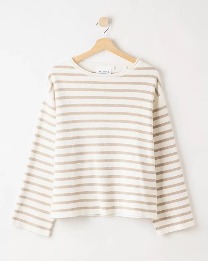 Holebrook Lissie Sweater - Off White/Khaki-3