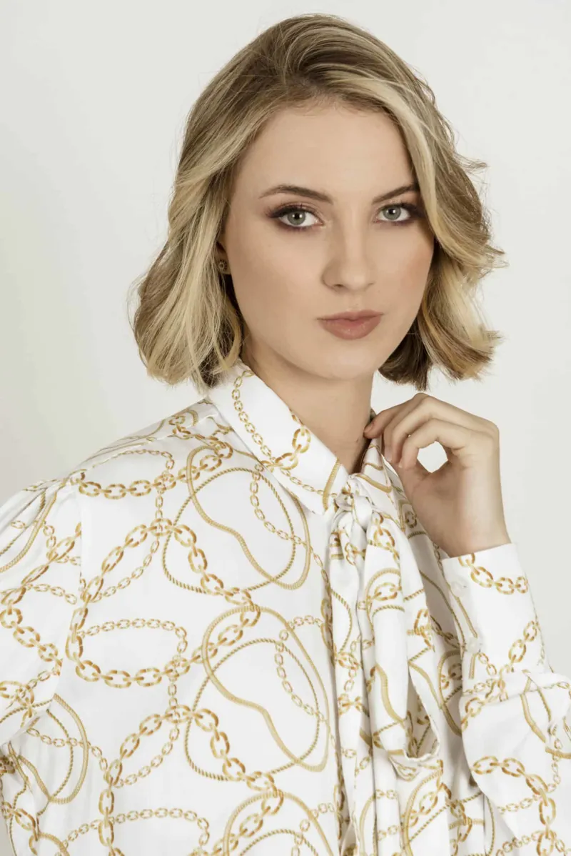 Hartwell Lisa Blouse - Horse Chains-1