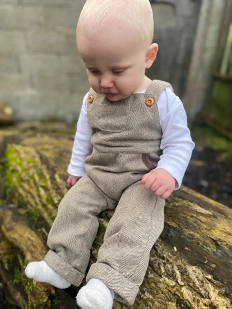 The Little Stamford Company Tweed Dungarees