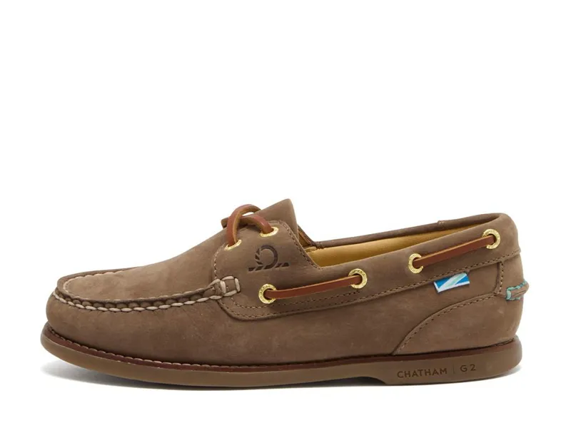Chatham Lyme Lady G2 Premium Deck Shoe - Fossil-1