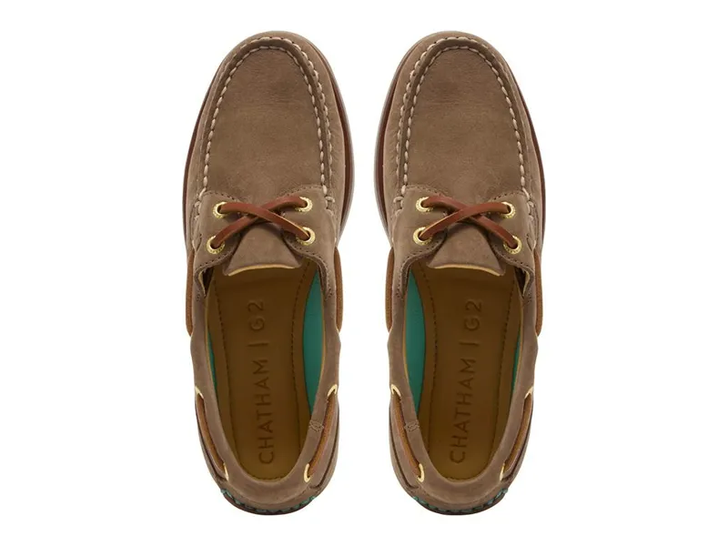 Chatham Lyme Lady G2 Premium Deck Shoe - Fossil-2