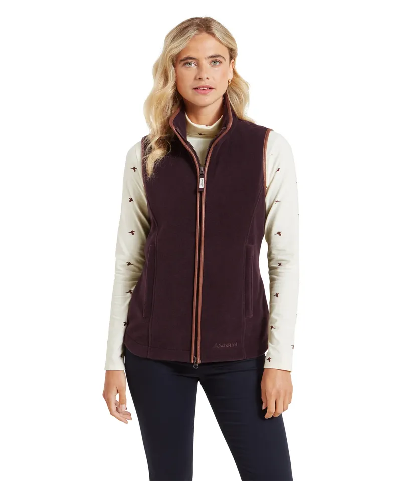 Schoffel Ladies Lyndon Gilet - Port-1