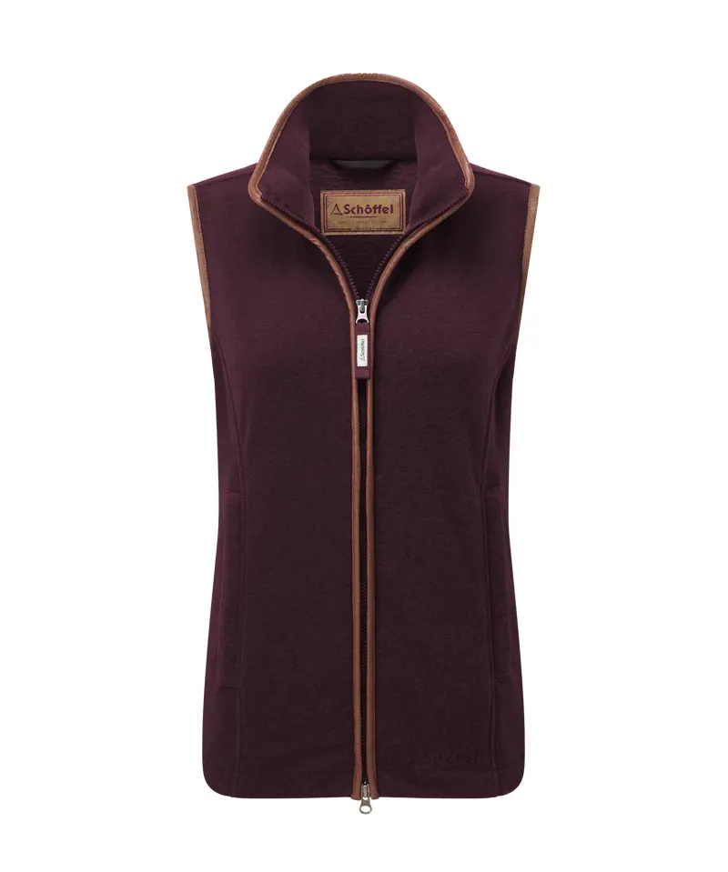Schoffel Ladies Lyndon Gilet - Port