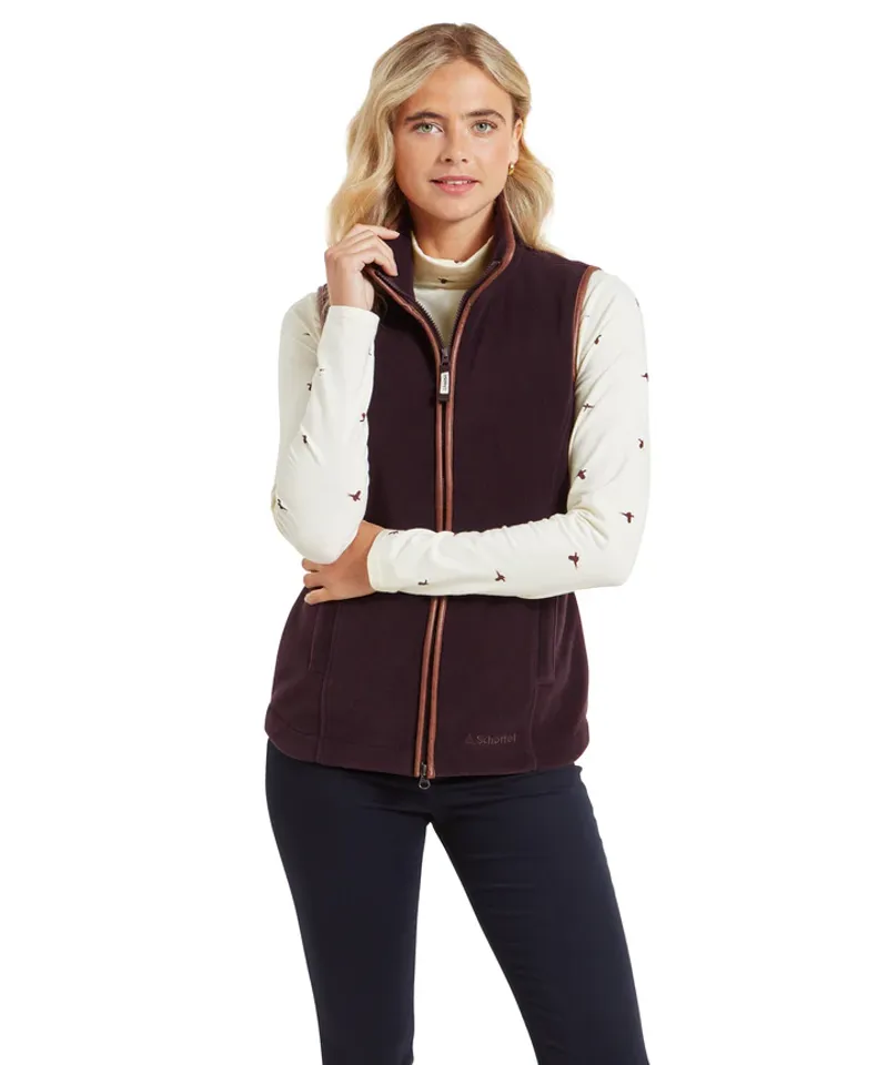 Schoffel Ladies Lyndon Gilet - Port-3
