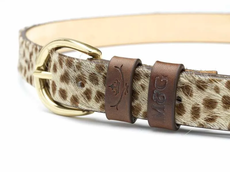 Mackenzie and George Tetbury Skinny Belt - Dotty Print-2
