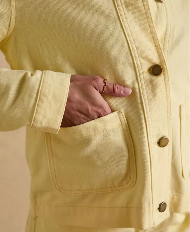 Joules Marlow Jacket - Yellow-1