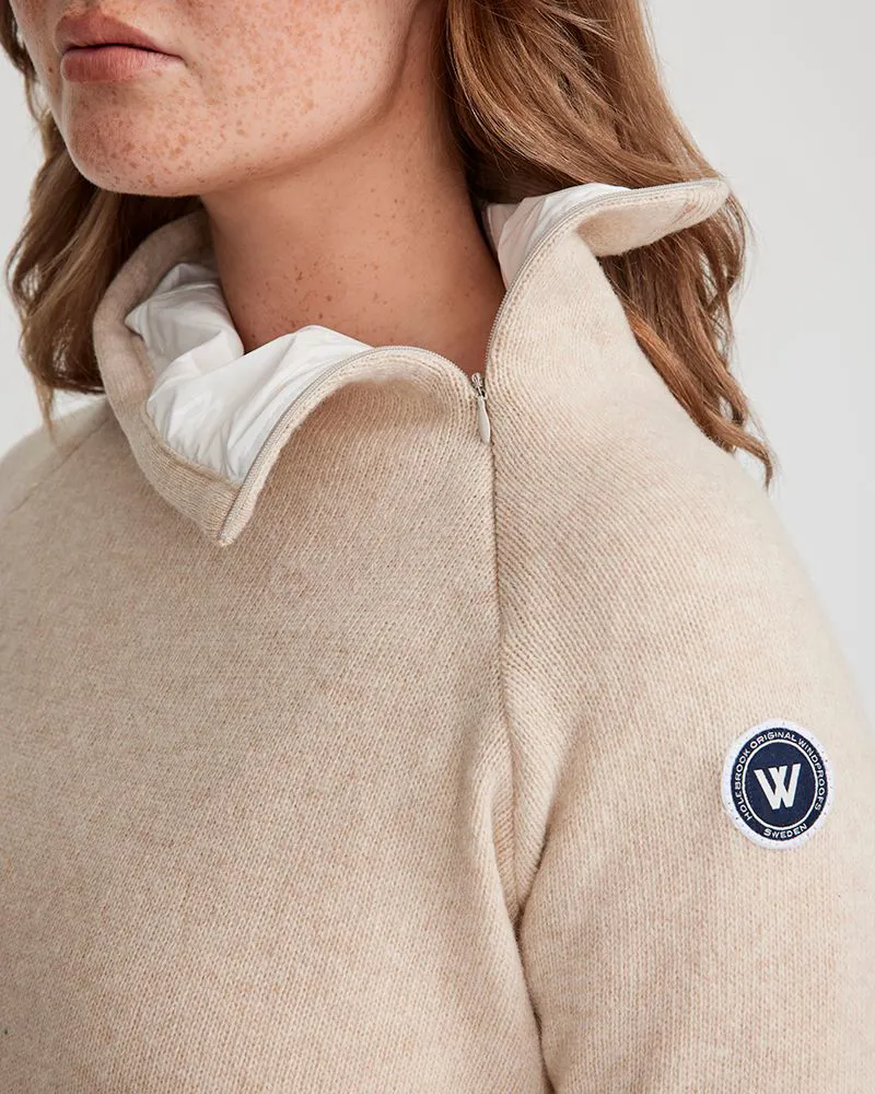 Holebrook Ladies Martina Windproof Sweater - Sand-2