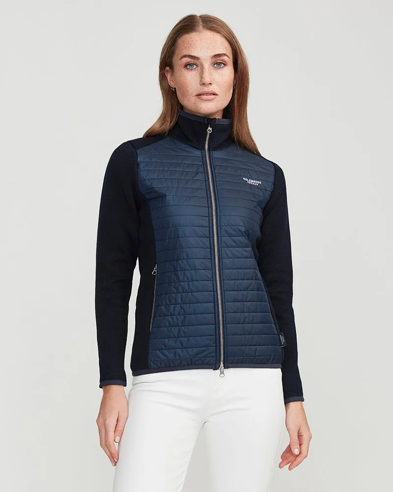 Holebrook Mimi Windproof Full Zip Jacket - Navy
